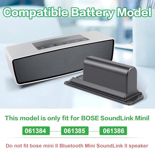 TREE.NB 7.4V 22.2Wh 061384 Battery for Bose Soundlink Mini I one Gen 1 Speaker US Version bateria para 413295 61385 61384 61386 63287 061384 061386 063287 - size: ‎061384