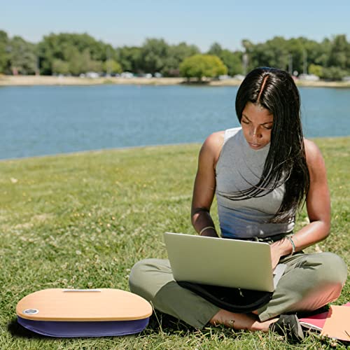 Yardwe Multi-Functional Laptop Bed Desk with Non- Bar Portable Lap Tray for Writing Study and Office and Bedroom Use