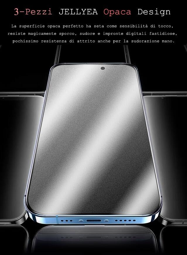 3 Pack Matte Screen Protector for iPhone 16 Matte Tempered Glass | Anti-Glare Anti-Fingerprint Anti-Scratch Case Friendly Bubble Free for Apple iPhone 16.6.1" - size: 16 - 6.1”