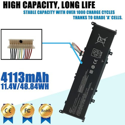 RX03XL 48.84WH Laptop Battery Compatible with HP EliteBook 640 G11 645 630 660 ProBook 440 445 460 465 Series Notebook N78704-005 HSTNN-WB0H TPN-DB1Z 11.4V - style: RX03XL