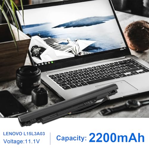 Futurebatt L15L3A03 Battery Compatible with Lenovo IdeaPad 110-14AST 110-14IBR 110-15ACL 110-15AST 110-15IBR 110-15ACL 110 Touch-15ACL 5B10L04166 5B10L04167 5B10L04215 L15S3A02 L15C3A03[11.1V 2200mAh] - size: L15L3A03 12.13×2.36×1.57 in