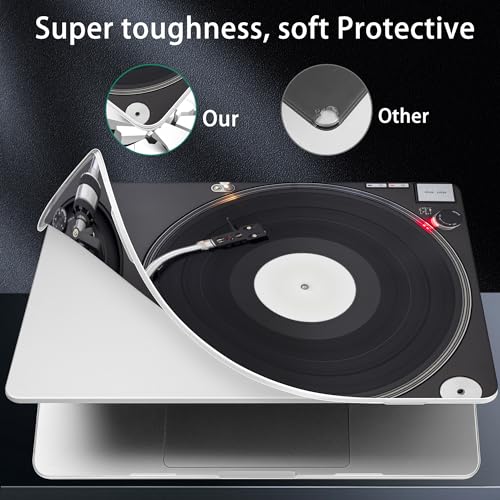 for 2026 MacBook Air 13-inch Laptop Case M5 2026 M4 2025 M3 2024 M2 2022 Release Model A3449 A3240 A3113 A2681, Hard Shell Cover for MacBook Air 13.6 inch, DJ Turntable - color: DJ Turntable