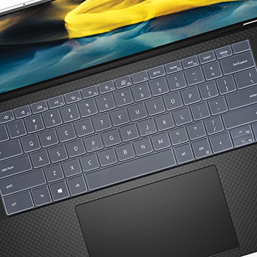 Keyboard Cover for 2025-2022 Dell XPS 15 9500 9510 9520 9530 15.6 Inch & XPS 17 9720 9700 9710 9730 17 Inch & DELL Precision 5770 5570 5760 5560 15.6" 17.3" US Layout Keyboard Protective Skin-TPU - color: TPU