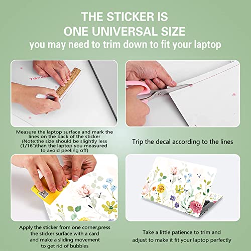 11.6 13 13.3 14 15 15.6 inches Netbook Laptop Skin Sticker Decal Reusable Protector Cover Case for Laptop Notebook chromebook (W-NEK-42) - color: W-NEK-42
