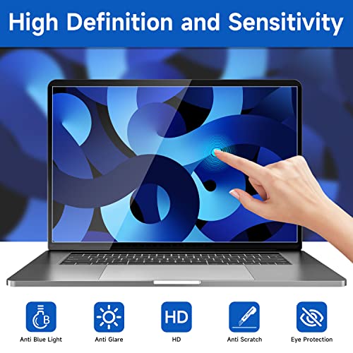 2 Pack 15.6 inch (1920x1080P) Laptop Blue Light Screen Protector, Eye Protection Anti-Scratch and Anti-Glare Screens for Laptops 15.6’’ with 16:9 Aspect Ratio - size: 15.6 inch with 16:9 aspect ratio