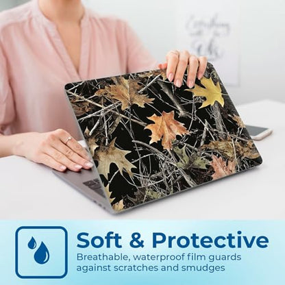 Reusable Universal Laptop Skin Sticker, Cut to Fit for 11.6–15.6 Inch Laptops, Waterproof Protective Film, No-Residue - Camouflage - color: Camouflage