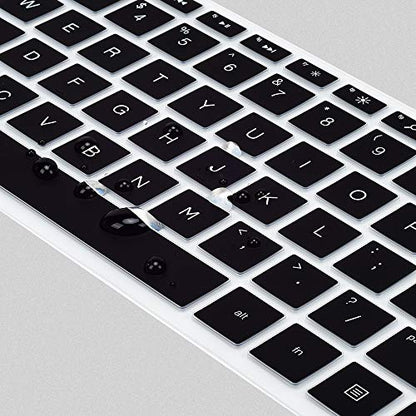 Keyboard Cover for HP Pavilion 27 All in One PC, HP Pavilion 27-Xa0055Ng/0370Nd/0076Hk/0010Na, HP Pavilion 24-inch All in One PC, 24 Xa0002A/0300Nd/0051Hk, HP Pavilion All in One Accessories, Black - color: Black