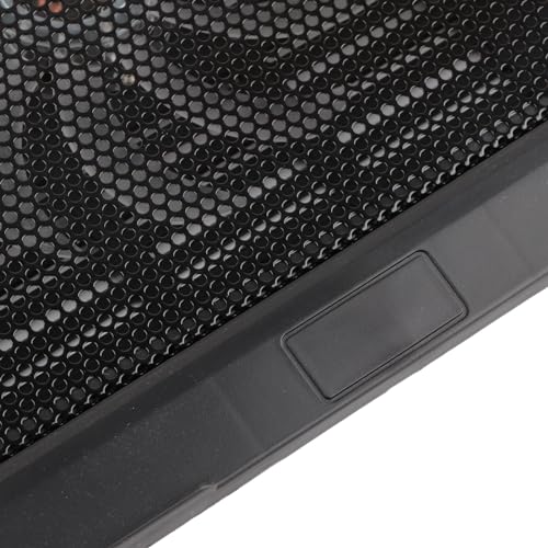 SUNGOOYUE Laptop Cooler Cooling Pad with Super Quiet Fan Ergonomic Stand USB Hub for Gaming Movies Black