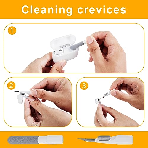 20Pcs Electronic Cleaner Kit Professional Cleaning Brush Set Multifunctional Laptop Computer Screen Dust Remove Cleaning Tool Portable Earbuds Pen Kit for Phone Camera