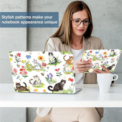 Laptop Skin Sticker 12.1 13 13.3 14 15 15.6 Inches Netbook Sticker Decal Reusable Universal Notebook PC Art Personalized Protector by AORTDES (AD-NEK-86 Garden Cat) - color: Garden Cat