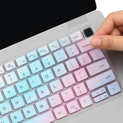 Keyboard Cover Skin for Dell Latitude 3440 3450 5450 5440 5430 5431 5420 14", Latitude 14" 7450 7440 7430 7420 7410 9420 9430, Latitude 16" 7650 7640, Latitude 9520 9510 7520 15.6" 2025-2022-CY - color: Candycolors