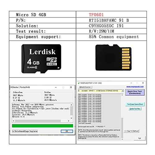 Factory Wholesale Micro SD Card 4GB Pack of 3 in Bulk with SD Adapter MicroSDHC Produced by Authorized Licencee(4GB) - size: 4GB Class6