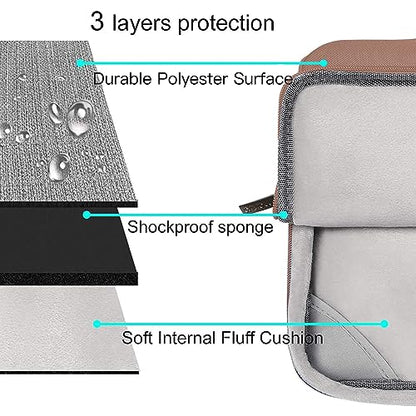 MOSISO Compatible with MacBook Air 13 inch Case M5 2026 M4 2025 M3 M2 2024-2022 A3449 A3240 A3113 A2681,Hard Shell&Sleeve Bag&Keyboard Skin&Webcam Cover&ScreenFilm for MacBook Air 13.6, Caramel Brown - color: Caramel Brown