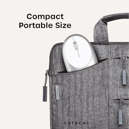 Satechi M1 Wireless Bluetooth Mouse, USB-C Rechargeable, Compact & Portable, for MacBook Air/Pro/Neo, iPad Air/Pro, iPad mini, Mac mini, iMac & Windows - Silver - color: Silver