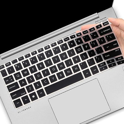 Keyboard Cover for HP EliteBook 830 835 840 845 1040 G9 G10 2025 2024 2023 2022 13.3 14 inch Laptop Accessories Keyboard Protective Skin (Not fit The 830/840/845/1040 G11 G8 G7 G6 G5 G4 G3)-Black - color: Black