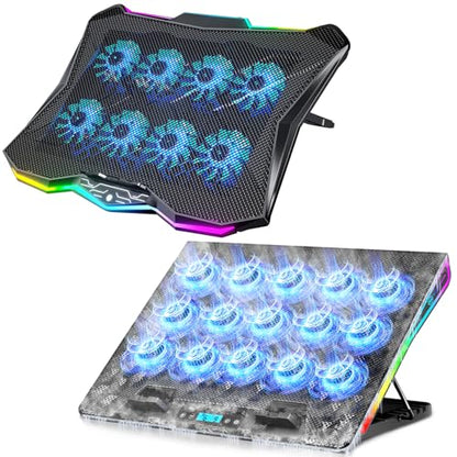 AICHESON AA3 Gaming Laptop 8 Cooling Fans and AA2 Gaming Laptop Cooler Set