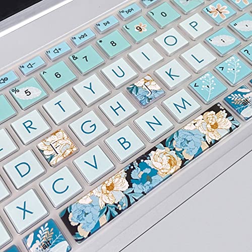 Silicone Keyboard Cover for 15.6 HP Laptop 15-fc 15-fd 15t-fd 15z-fc/HP Pavilion 15-eg 15t-eg 15-eh 15-er, 17z-ca 17-cn 17-cp 17z-cp Model Series,Peony - color: Peony
