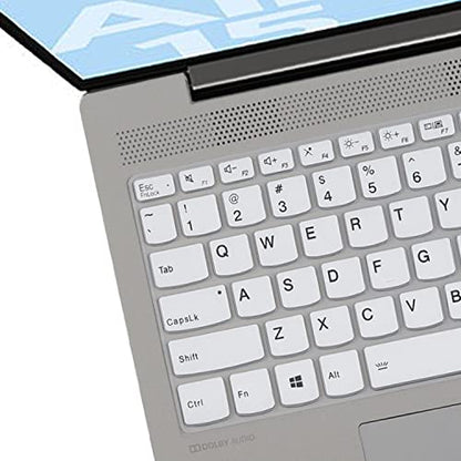 Keyboard Cover Skin for Lenovo Ideapad 5 15IIL05 15.6" /Ideapad Flex 5 15IIL05 /Ideapad Slim 7 15 15.6" |New Lenovo Flex 5 15 15.6 US Layout Keyboard Protective Cover Skin -White - color: White