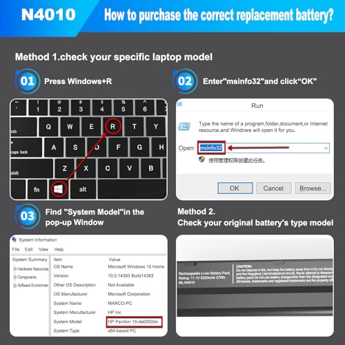 J1KND N4010 Battery, Laptop Battery 11.1V 57Wh Replacement for Dell Inspiron N5050 N7110 N5110 N4010 N4050 M5030 M5110 N5040 N7010 N5030 N3010 M5040 M5010 N4110 N3110 3520 Vostro 3550 3750 3450 07XFJJ - size: 7.3 * 3.1 * 0.9 Inch N4010