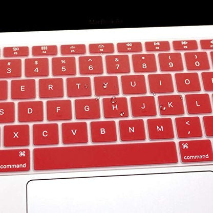 Se7enline for MacBook Pro 13/16 inch Keyboard Cover 2019-2026,Purple | Silicone Waterproof Dustproof Durable Washable Laptop Accessories Protective Skin Protector 2019/2020/2021/2022/2023,Wine Red - color: Wine Red