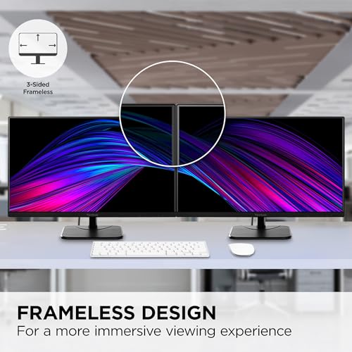 ViewSonic VA2756-4K-MHD 27 Inch 4K Monitor, IPS Display for Enhanced Home and Office Productivity, Ultra-Thin Bezels, HDMI, and DisplayPort Inputs - size: 27 Inches, style: 4K