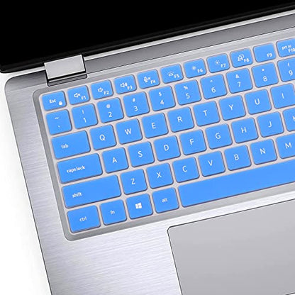 Keyboard Cover Skin for Dell Latitude 14" 7430 7420 7410, Dell Latitude 5430 5431 5420 14", Dell Latitude 7520 15.6" Dell Latitude 9000 9510 9520 9420 9430 Keyboard Protective Cover-Blue - color: Blue