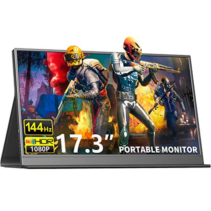 MAGICRAVEN Portable Gaming Monitor, USB-C HDMI Laptop Screen Extender, Second Display for Console with Built-in Speakers, Works with PS5, Xbox, Switch, Ideal for Travel Home Office - 17.2"