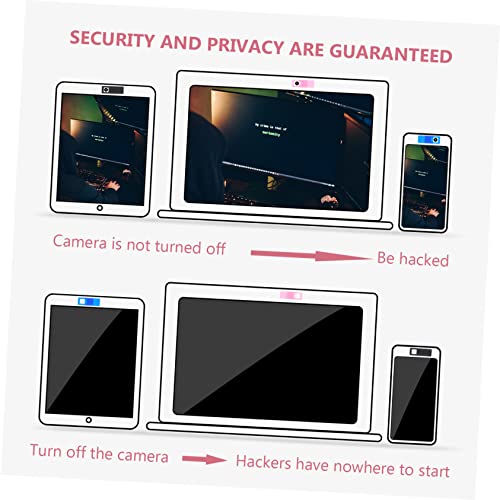 OSALADI 40pcs Webcam Covers Decorative Privacy Patches for Laptop and Mobile Devices Ultra-Thin Sliding Design and Device Functionality and Durability