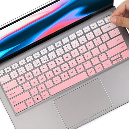 Keyboard Cover for Dell Inspiron 14 2-in-1 Laptop, Insprion 5410 5415 5418 5420 5425 7415 7420 7415 7420 7425, Inspiron 16 5620 5625 7620, Inspiron 13 5310 /Dell Latitude 3320 3420 -Opink - color: GPink