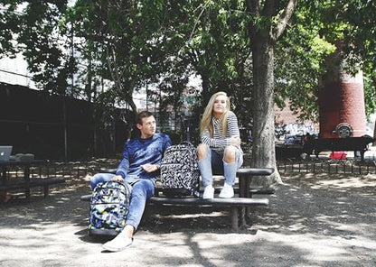 J World Sundance Laptop Rolling Backpack for Girls Boys. Roller Bookbag with Wheels, 20 Inch, Houndstooth - color: Houndstooth Black