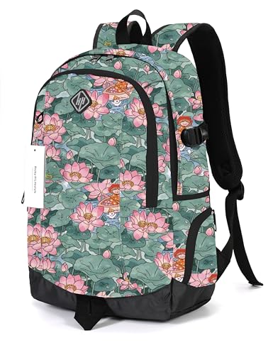 rickyh style School Backpack Travel Bag for Men & Women Lightweight College Back Pack with Laptop Compartmen - color: 09hh