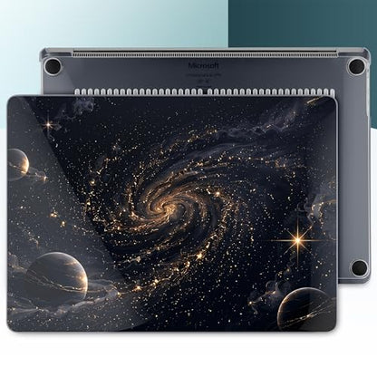 Batianda Cosmic Nebula Case for Microsoft Surface Laptop 15 inch | Fits Surface Laptop for Business 8th Edition 2026 & Surface Laptop 7 15" 2024, 4-in-1 Bundle, Slim Hard Shell, Precision Fit - color: Cosmic Nebula