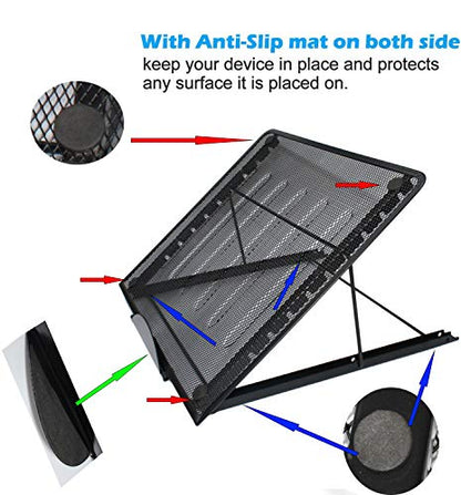 13.4x11.6inch Large Stand Ventilated Adjustable Light Box Laptop Pad Stand, Multifunction Tracing Holder for Ipad A3 A4 LED Tracing Light Pad Tablet Tracer