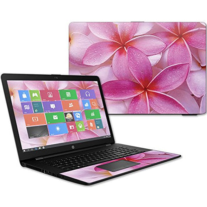 MightySkins Skin Compatible with HP 17t Laptop 17.3" (2017) - Flowers | Protective, Durable, and Unique Vinyl Decal wrap Cover | Easy to Apply, Remove, and Change Styles | Made in The USA - color: Flowers