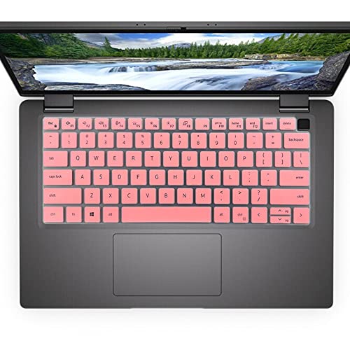 Keyboard Cover for Dell Latitude 14" 7450 7440 7430 7420 7410 3450 3440 5450 5440 5431 5430 5420, Latitude 15.6 7520 9510 9520, Latitude 9420 9430, Latitude 16 7650 7640 Keyboard Skin-Pink - color: Pink