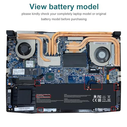 TREE.NB BTY-M492 Laptop Battery Replacement for MSI WF66 WF76 11UI 11UJ Katana GF66 11UD 12UG 12UX GF76 11UE 12UD Crosshair 15 17 A11UCK A11UDK A11UEK Sword 15 A11U A11UD Pulse - size: 9.96x3.54x0.2inch BTY-M492