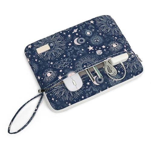 Laptop Sleeve with Pocket (Sol de Mayo, 16 inch) - color: Sol de Mayo With Strap, size: 16 inch
