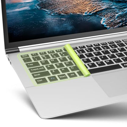 Universal Keyboard Protector Cover Skin for Laptop Notebook 13" 14" Laptop Notebook Ultra-Thin Silicone Waterproof Dustproof Keyboard Protector Skin(Yellow,1Pcs) - color: Yellow 1Pcs