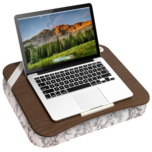 LAPGEAR Designer Lap Desk – Hummingbird Toile, Fits 15.6” Laptops - color: Hummingbird Toile, size: Single Lap Desk