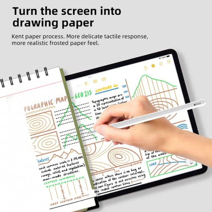 2 PACK Paper Screen Protector for iPad Pro 12.9-Inch (2022/2021/2020/2018), Matte Anti Glare Blue Light Premium PET Film Feel Paper iPad Screen Shield, High Touch Sensitivity - size: iPad 12.9 inch