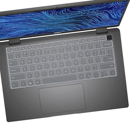 Keyboard Cover for Dell Latitude 3000 3340 13.3"(2023), Dell Latitude 5320 5330 5340 5350 13.3, Dell Latitude 7320 7330 7340 7350 13.3", Dell Latitude 7340 13.3" Laptop Keyboard Protective Skin-Clear - color: Clear