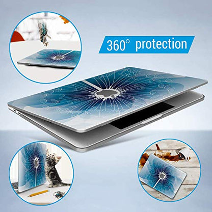 IBENZER Compatible with MacBook Pro 13 Inch Case M2 M1 2026 2025 2024 2023 2022 A2338 A2289 A2251 A2159 A1989 A1706 A1708, Hard Shell Case & Keyboard Cover for Mac Pro 13, Dandelion, T13PGY+1 - color: Dandelion