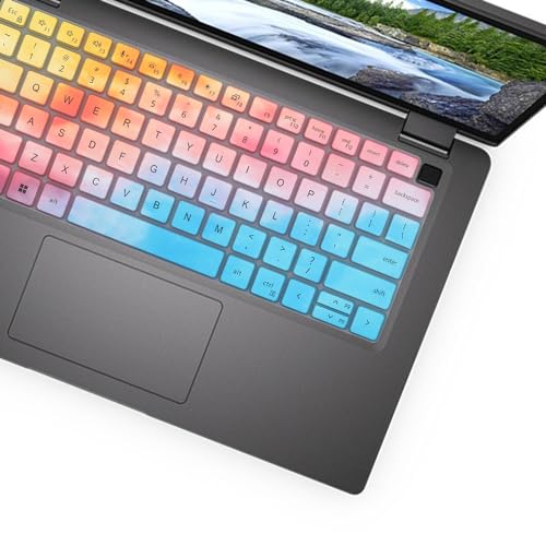 Keyboard Cover for 14 inch Dell Latitude 7410 7420 7430 7440 Notebook, Dell Latitude 5440 5431 5430 5420 3440 14"/Dell Latitude 7520 15.6"/Dell Latitude 9000 9420 9430 9510 9520 Keyboard Skin-Dazzling - color: Dazzling