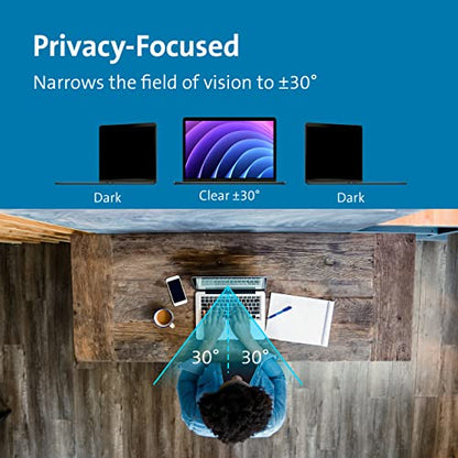 Kensington MagPro™ Magnetic Laptop Privacy Screen 15.6 inch, Removable 16:9 Laptop Privacy Filter Shield, Anti-Glare, Blue Ray Reduction, Compatible with HP/Dell/Acer/Asus/Lenovo (K58353WW) - size: 15.6" 16:9