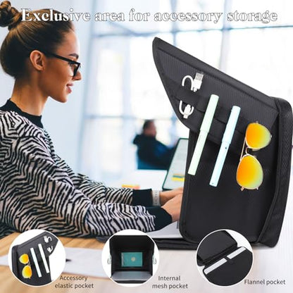 Foldable Laptop Sun Shade Lightweight Laptop Privacy Shield for 12-14 inch MacBook/Dell/Asus PC, Screen Hood Blocks Sunlight for Working Outside 12-14'' (Patent Pending) - size: 12-14in