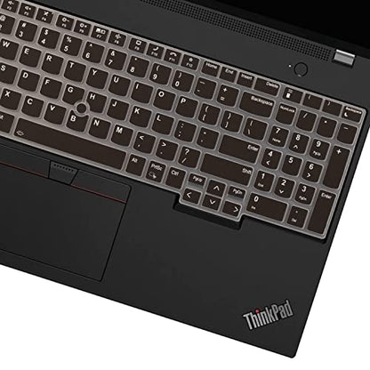 Keyboard Cover for Lenovo ThinkPad E16 L16 P16 P16v (Gen 2/Gen 1) / T16 P16s (Gen 3/Gen 2/Gen 1) 16 inch, Thinkpad L15 Gen 4/3 15.6 inch(Not Fit Thinkpad Z16, L15 Gen 2/1)-Black - color: Black