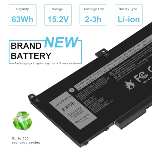 Fancy Buying RJ40G Laptop Battery for Dell Latitude 14 5420 Latitude 15 5520 Precision 15 3560 Series Laptop 01K2CF 075X16 WY9DX P137G P137G001 P104F P104F001 0WK3F1 0M3KCN 005R42 F3T9T 7RV10 - size: 9.64*3.78*0.23inch