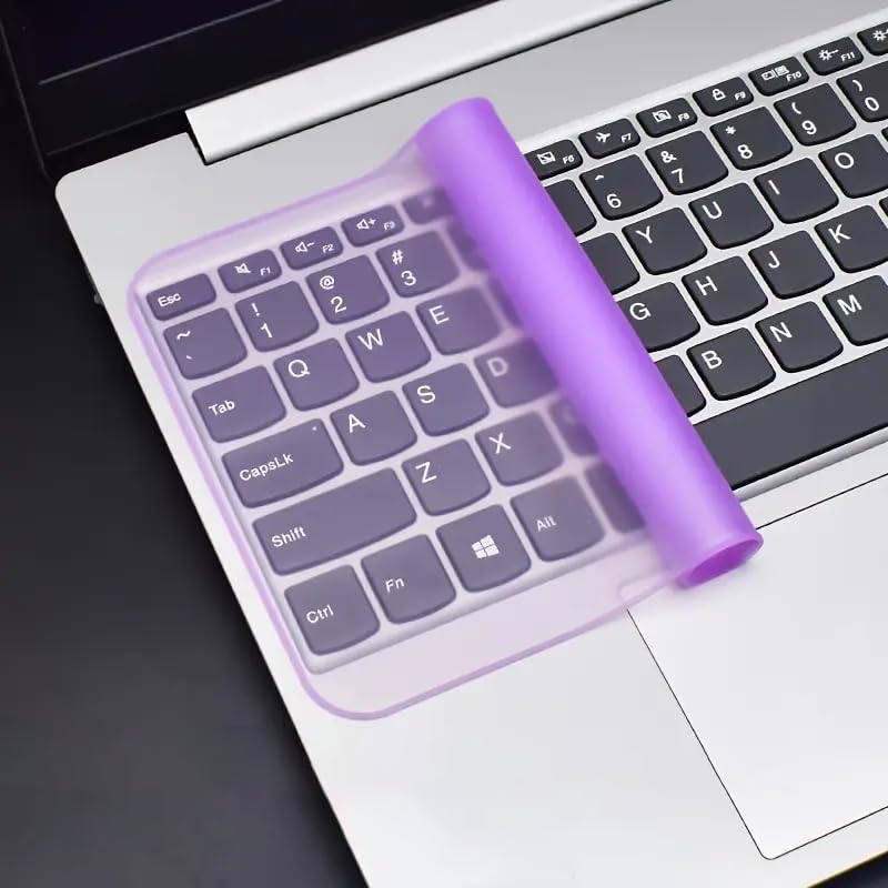 Silicone Keyboard Protector for 12-14 in Laptops, Waterproof and Dustproof Cover,Flexible Film, Dustproof Keyboard Film, Flexible Keyboard Protector|Durable Keyboard Film, Easy to Clean