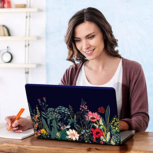 DINKY Laptop Skin Sticker Decal, 12" 13" 13.3" 14" 15" 15.4" 15.6 inch Laptop Universal Reusable Vinyl Skin Stickers Cover Art Decal Notebook PC Personalized Protector-Colorful Flor - color: Wildflowers-03