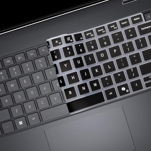 Keyboard Cover for Dell Pro 14 PC14250 PC14255, Dell Pro 14 Plus PB14250 PB14255 & DellPro Max 14 MC14250 14" (NOT FIT DellPro 14/Pro Max 14 Premium, Pro 3/5/7, Pro Education/Rugged/Essential 14) - color: Black